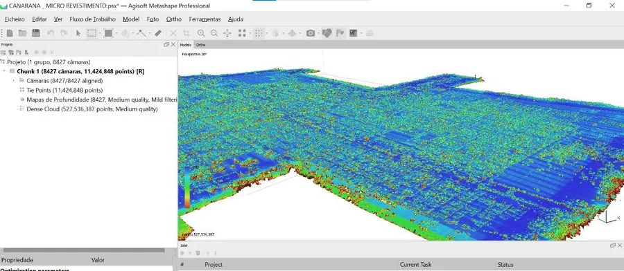 Processamento de imagens e geração de mapas
